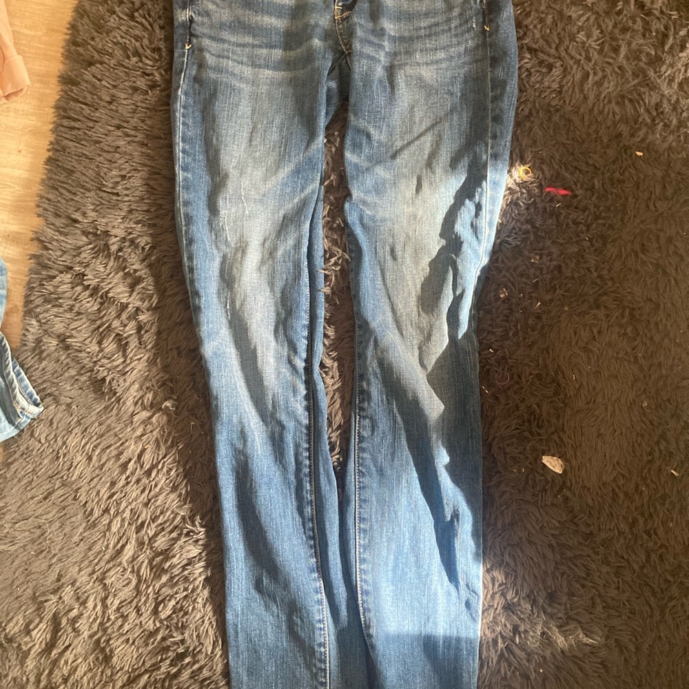 AE Classic Blue Women's Skinny Jeans